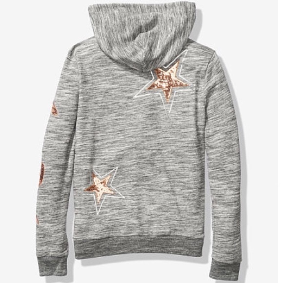 HTF PINK VS Bling Perfect Full Zip Hoodie New With Tag RARE - Picture 5 of 8